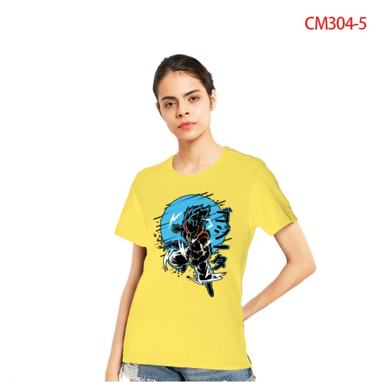 DRAGON BALL Women's Printed short-sleeved cotton T-shirt from S to 3XL CM3045