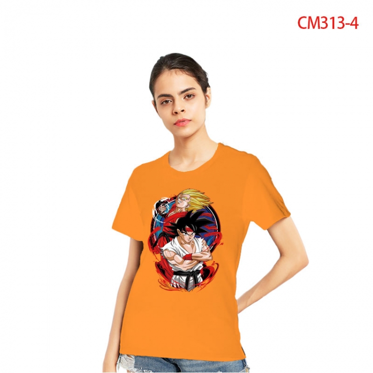 DRAGON BALL Women's Printed short-sleeved cotton T-shirt from S to 3XL CM3134