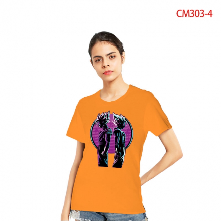 DRAGON BALL Women's Printed short-sleeved cotton T-shirt from S to 3XL CM3034