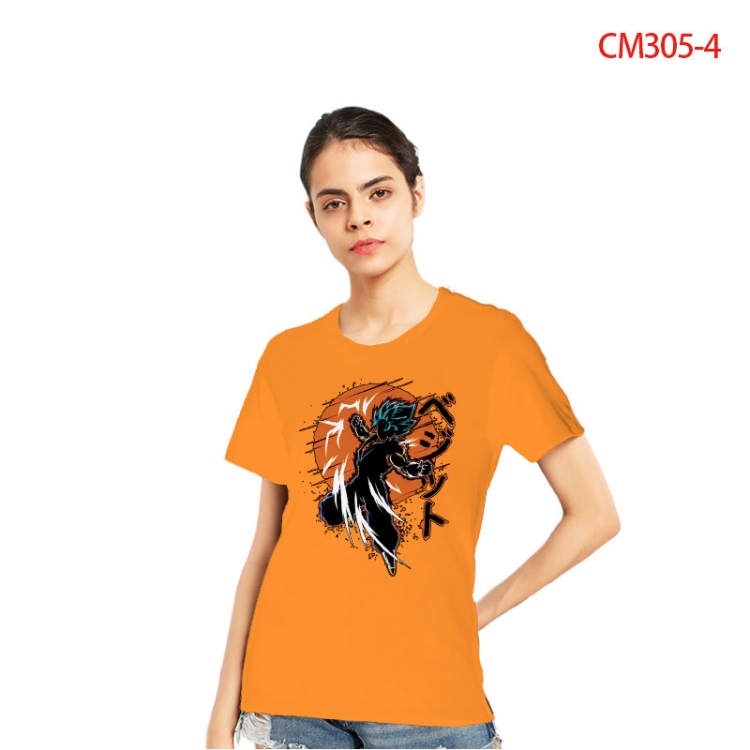 DRAGON BALL Women's Printed short-sleeved cotton T-shirt from S to 3XL CM3054