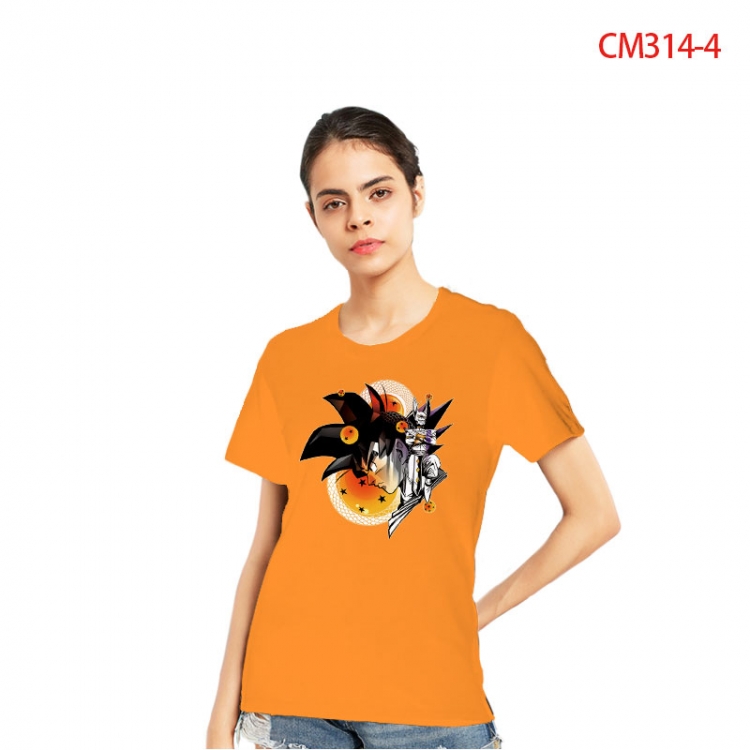 DRAGON BALL Women's Printed short-sleeved cotton T-shirt from S to 3XL CM3144