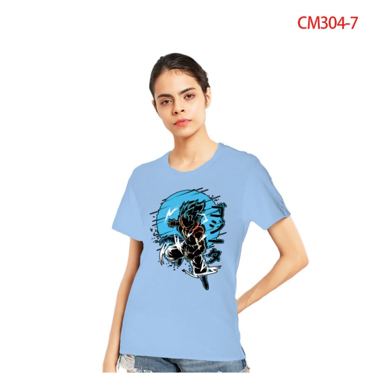 DRAGON BALL Women's Printed short-sleeved cotton T-shirt from S to 3XL CM3047