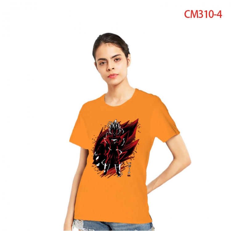DRAGON BALL Women's Printed short-sleeved cotton T-shirt from S to 3XL CM3104