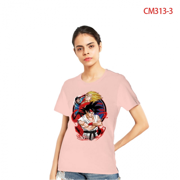 DRAGON BALL Women's Printed short-sleeved cotton T-shirt from S to 3XL CM3133