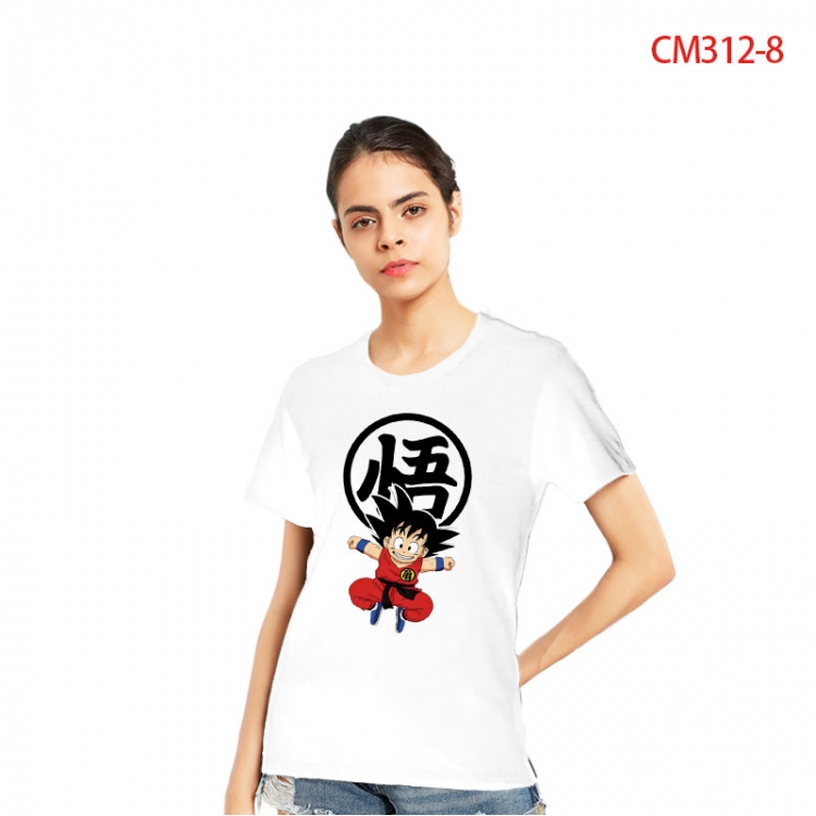 DRAGON BALL Women's Printed short-sleeved cotton T-shirt from S to 3XL CM3128