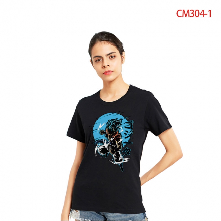 DRAGON BALL Women's Printed short-sleeved cotton T-shirt from S to 3XL CM3041