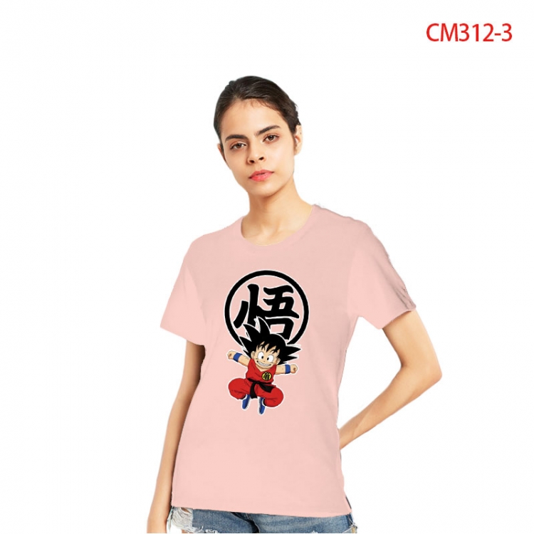 DRAGON BALL Women's Printed short-sleeved cotton T-shirt from S to 3XL CM3123