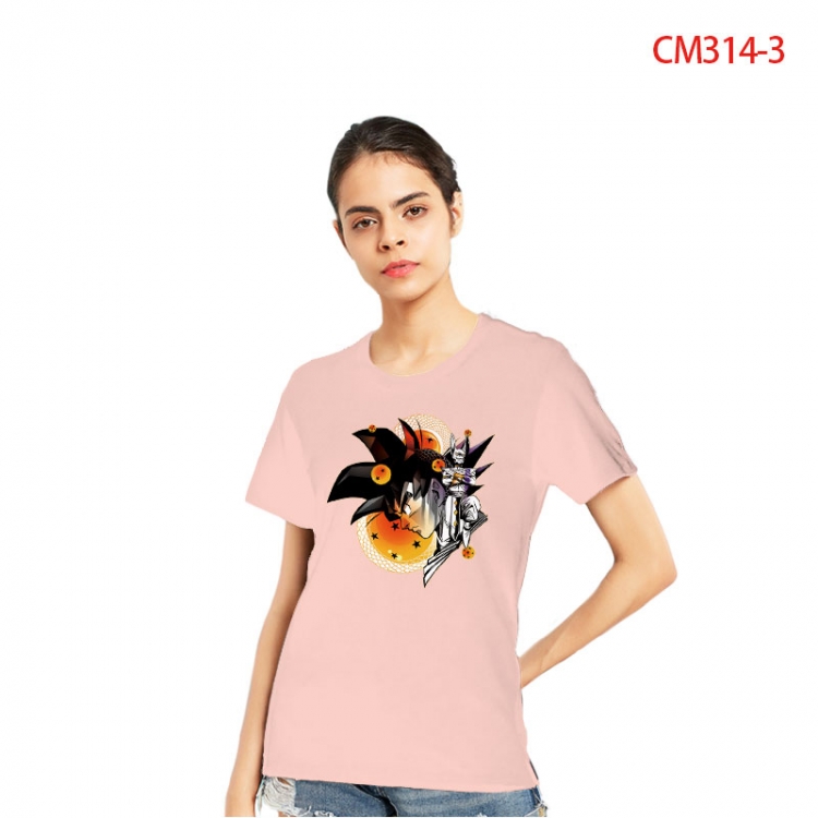 DRAGON BALL Women's Printed short-sleeved cotton T-shirt from S to 3XL CM3143