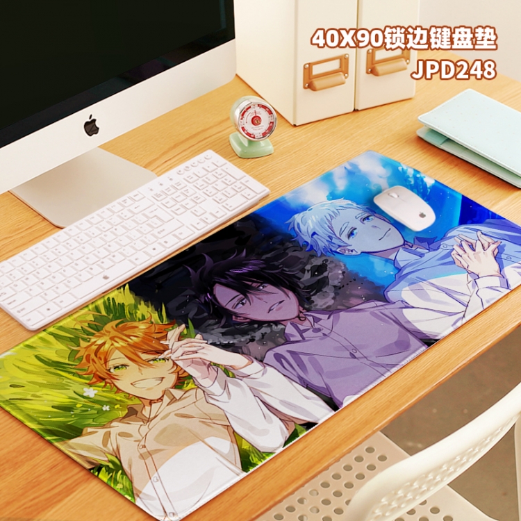 The Promised Neverland Anime Locking thick keyboard pad 40X90X0.3CM JPD248