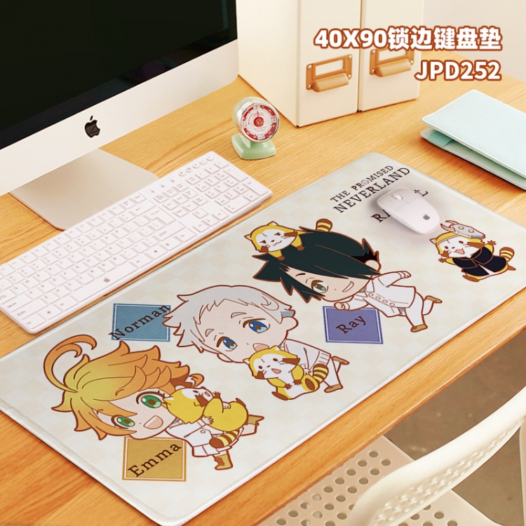 The Promised Neverland Anime Locking thick keyboard pad 40X90X0.3CM JPD252