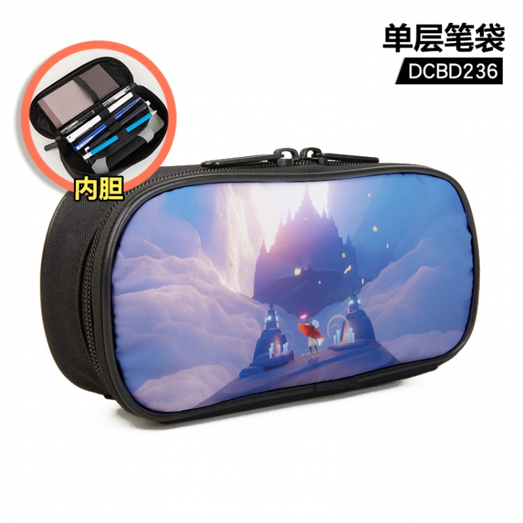 Sky encounter Anime single layer waterproof pen case 25X7X12CM DCBD236