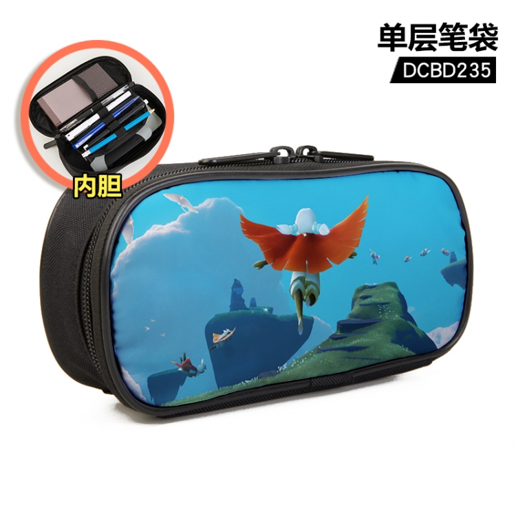 Sky encounter Anime single layer waterproof pen case 25X7X12CM DCBD235