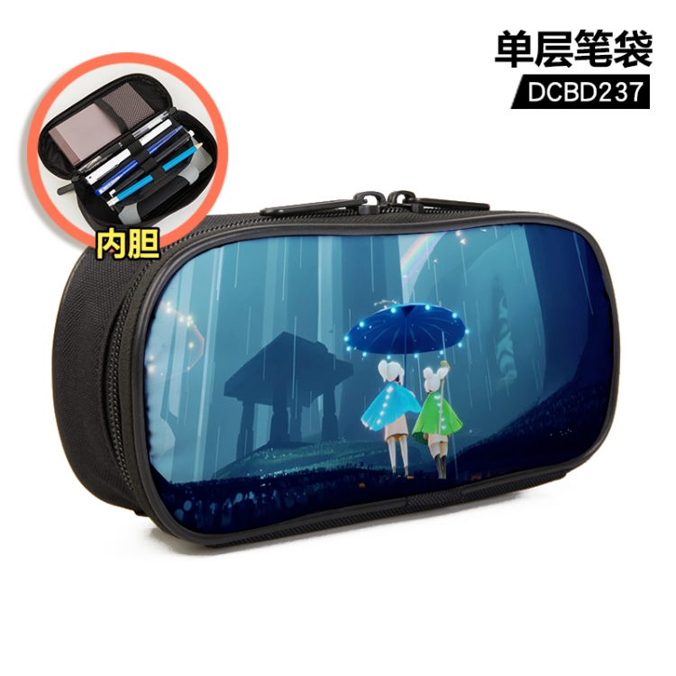 Sky encounter Anime single layer waterproof pen case 25X7X12CM DCBD237