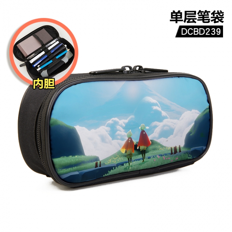 Sky encounter Anime single layer waterproof pen case 25X7X12CM DCBD239