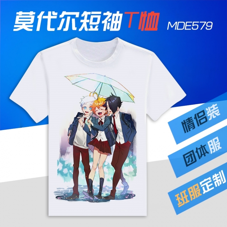 Non Non Biyori Animation Round neck modal T-shirt  can be customized by single style MDE579