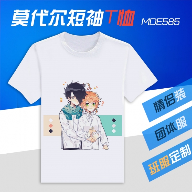 The Promised Neverland Animation Round neck modal T-shirt  can be customized by single style MDE585