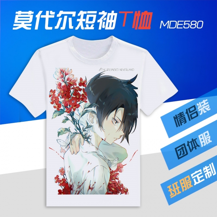 The Promised Neverland Animation Round neck modal T-shirt  can be customized by single style MDE580