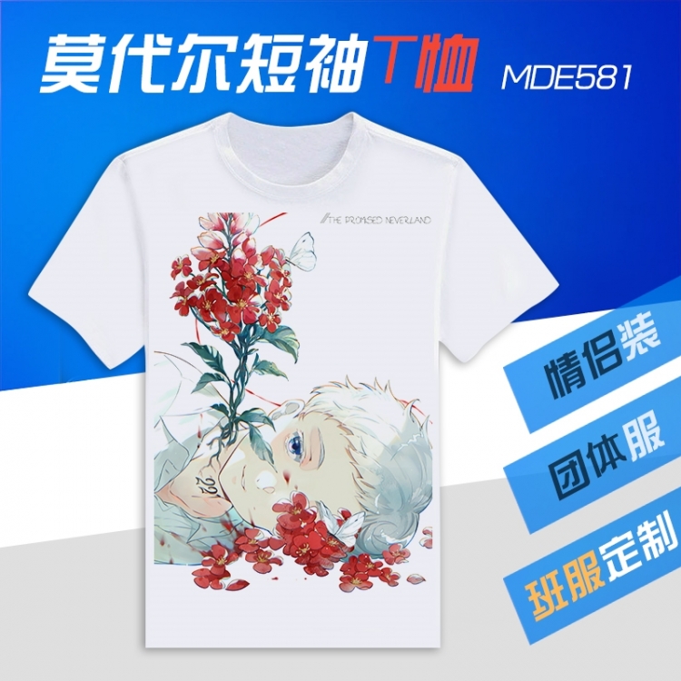 The Promised Neverland Animation Round neck modal T-shirt  can be customized by single style MDE581