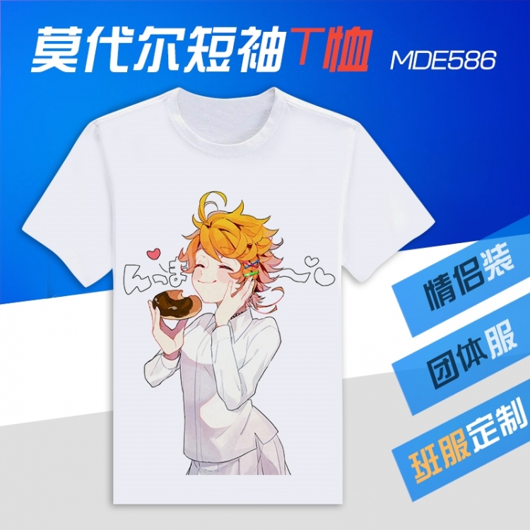 The Promised Neverland Animation Round neck modal T-shirt  can be customized by single style MDE586