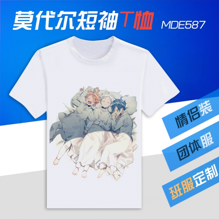 The Promised Neverland Animation Round neck modal T-shirt  can be customized by single style MDE587