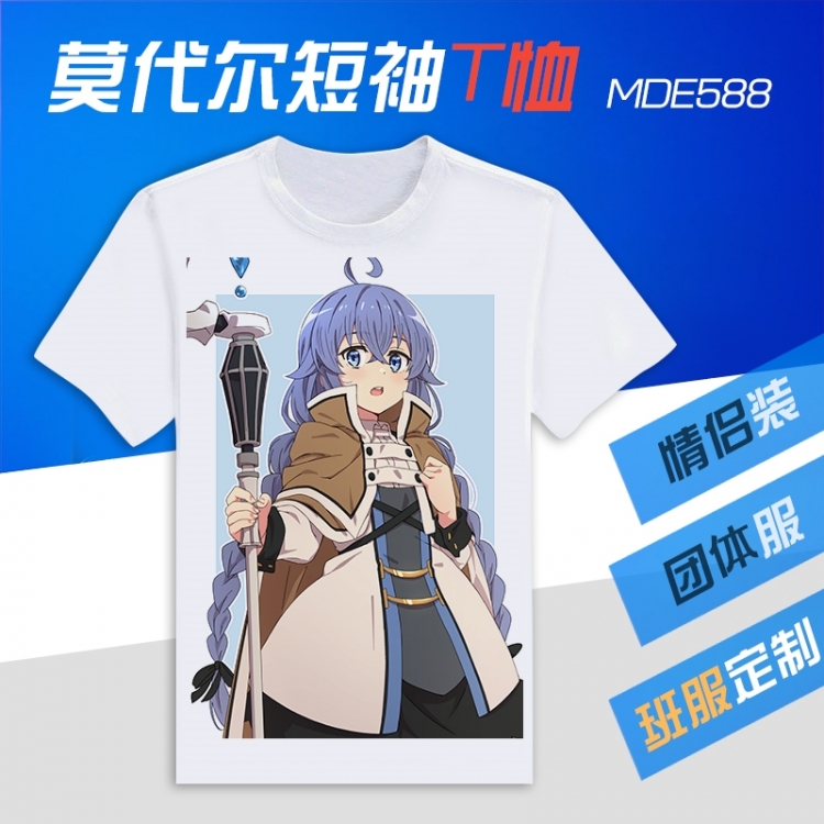 Jobless Reincarnation Animation Round neck modal T-shirt  can be customized by single style MDE588