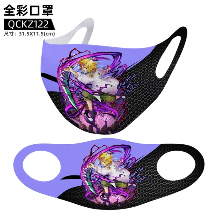 The Seven Deadly Sins  full color mask 31.5X11.5cm price for 5 pcs QCKZ122