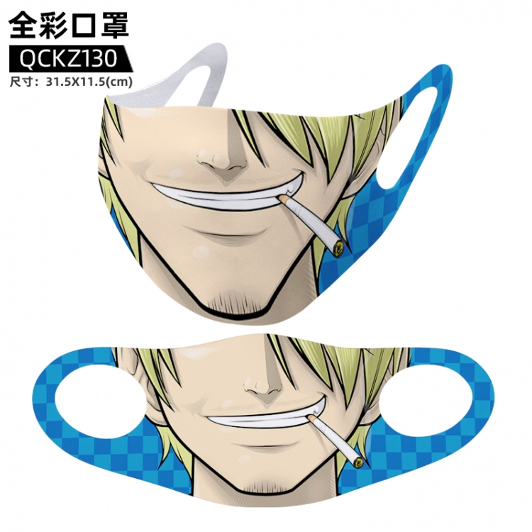 One Piece full color mask 31.5X11.5cm price for 5 pcs  QCKZ130 QCKZ130