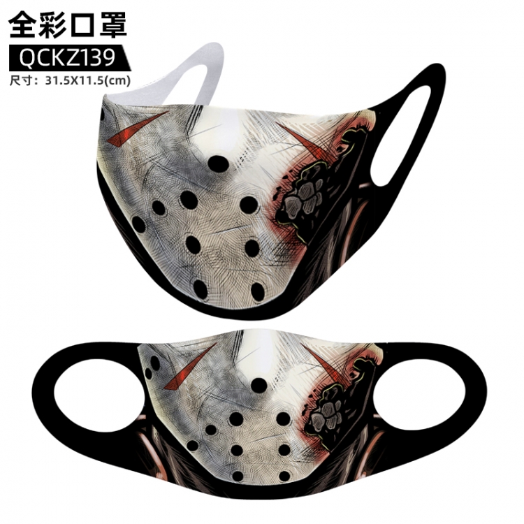 Friday the 13th Jason  full color mask 31.5X11.5cm price for 5 pcs QCKZ139