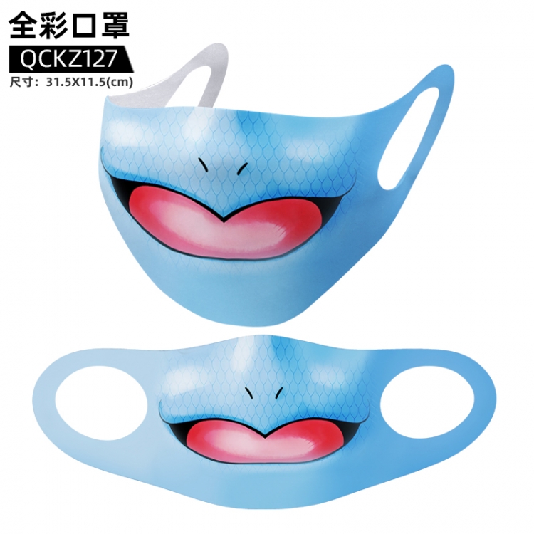 Pokemon  full color mask 31.5X11.5cm price for 5 pcs QCKZ127