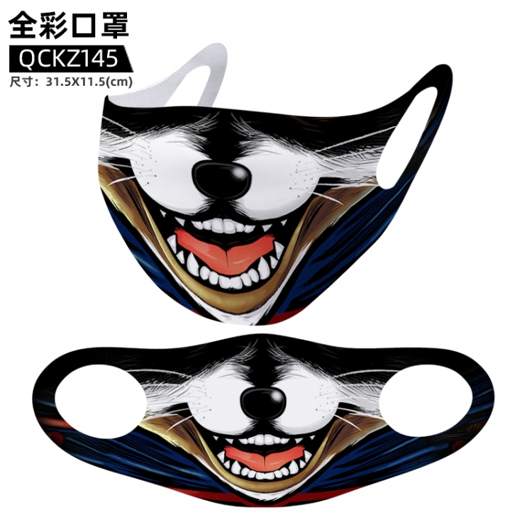 Rocket Racoon  full color mask 31.5X11.5cm price for 5 pcs QCKZ145