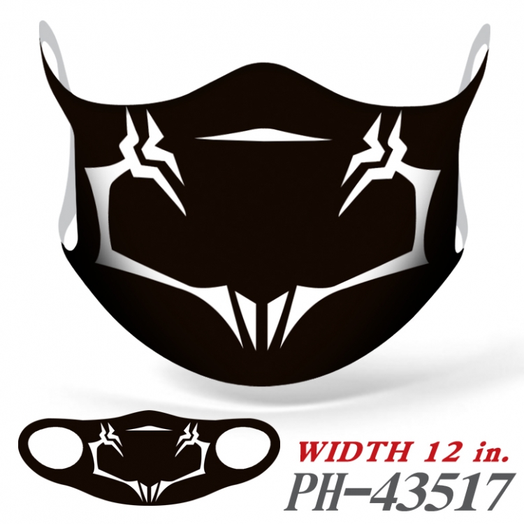 Jujutsu Kaisen Full color Ice silk seamless Mask   price for 5 pcs PH-43517A