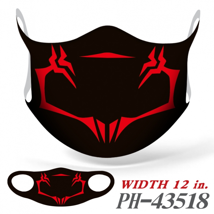 Jujutsu Kaisen Full color Ice silk seamless Mask   price for 5 pcs PH-43518A