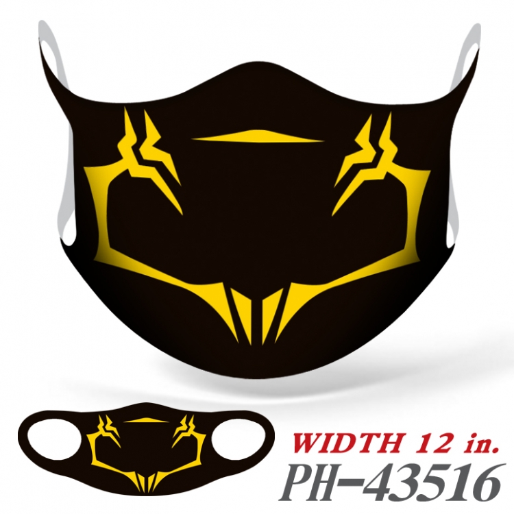 Jujutsu Kaisen Full color Ice silk seamless Mask   price for 5 pcs PH-43516A