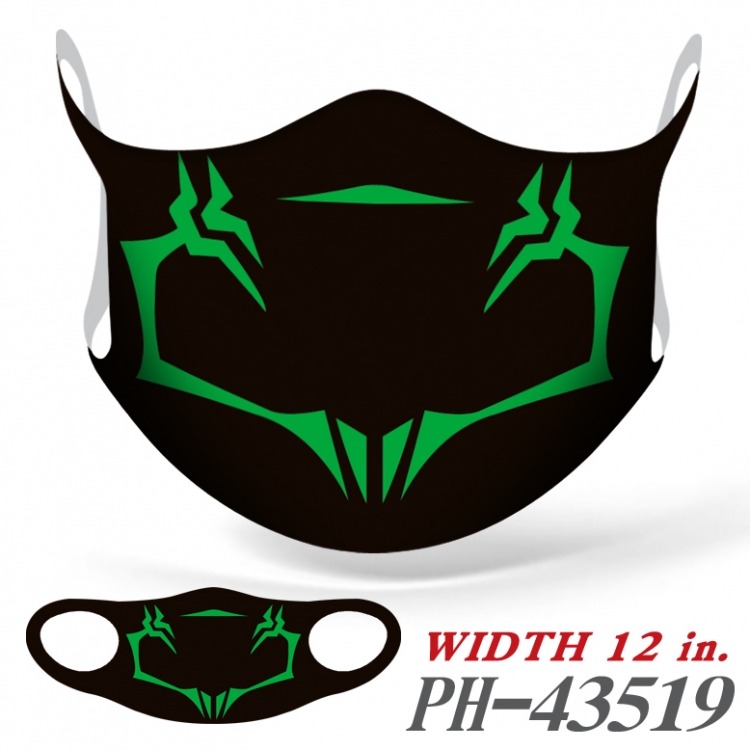 Jujutsu Kaisen Full color Ice silk seamless Mask   price for 5 pcs PH-43519A