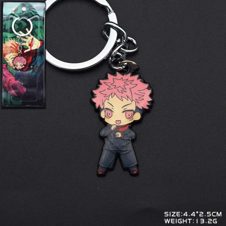 Jujutsu Kaisen  Anime cartoon metal keychain pendant price for 5 pcs