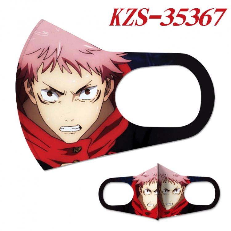 Jujutsu Kaisen Anime full-color two-piece Masks price for 5 pcs  KZS-35367A