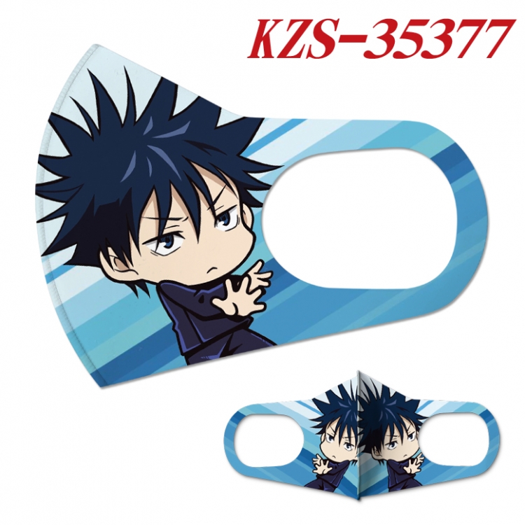 Jujutsu Kaisen Anime full-color two-piece Masks price for 5 pcs KZS-35377A