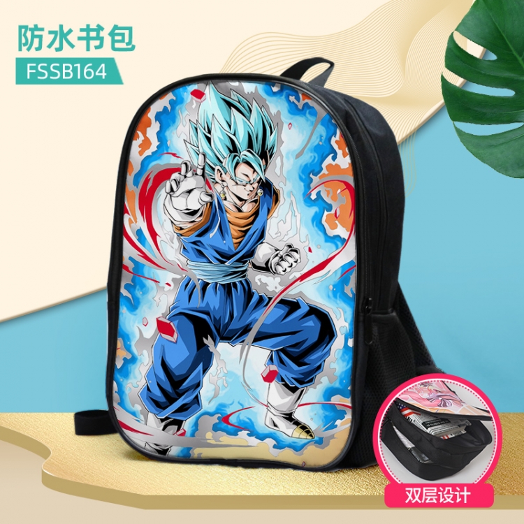 DRAGON BALL Anime double-layer waterproof schoolbag about 40×30×17cm, single style can be customized FSSB164