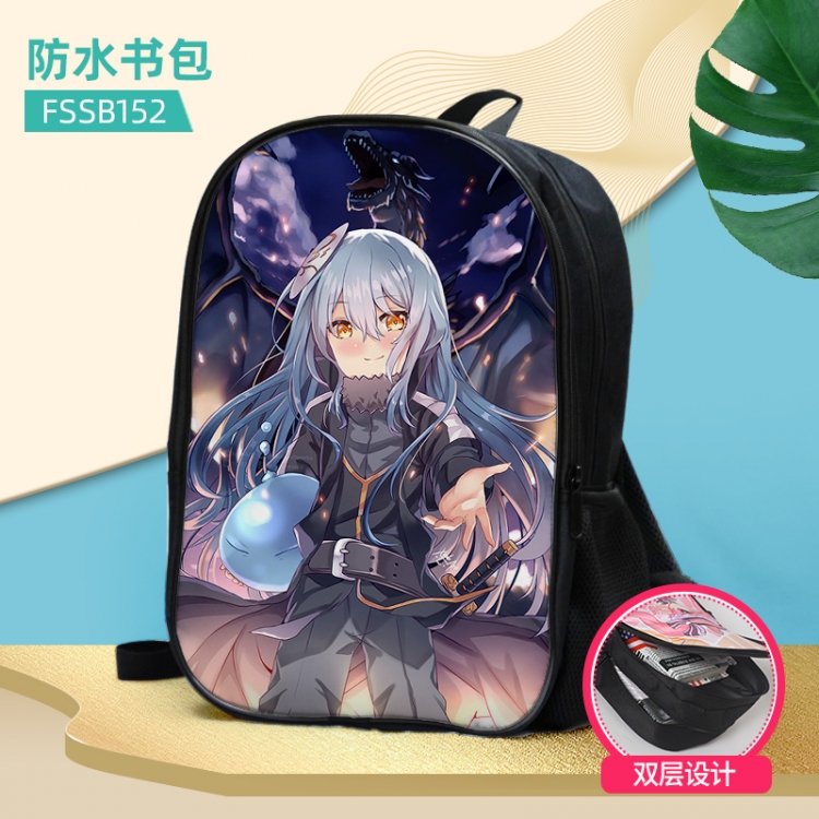 That Time I Got Slim Anime double-layer waterproof schoolbag about 40×30×17cm, single style can be customized FSSB152