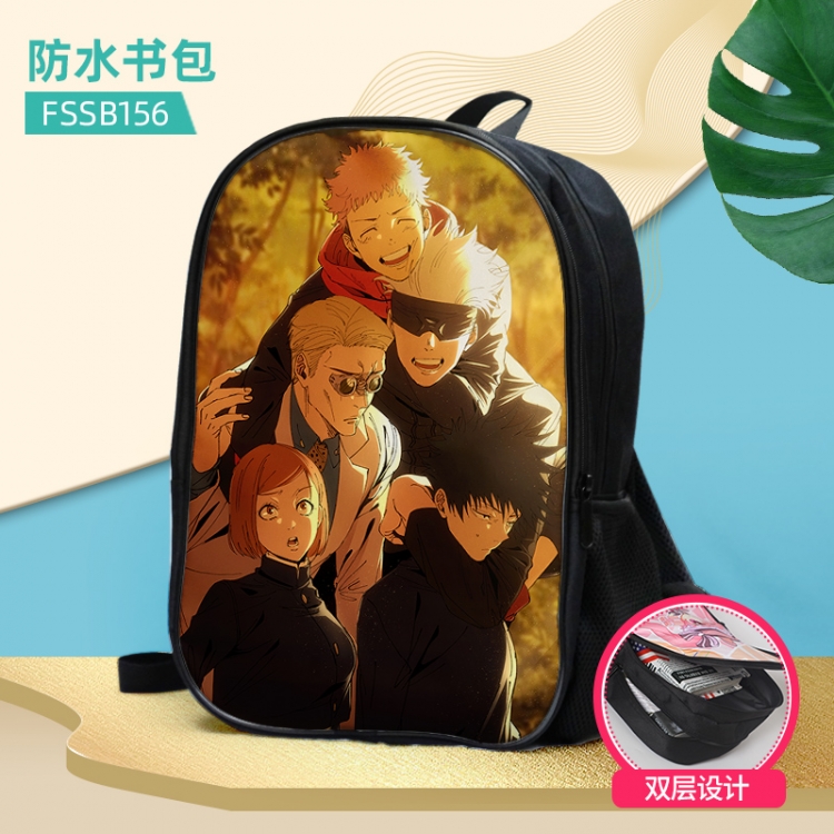 Jujutsu Kaisen  Anime double-layer waterproof schoolbag about 40×30×17cm, single style can be customized FSSB156