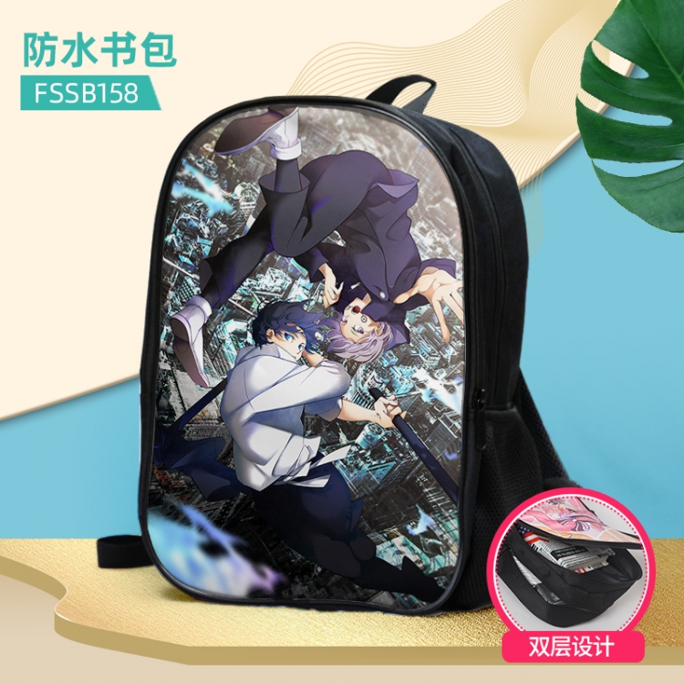 Jujutsu Kaisen  Anime double-layer waterproof schoolbag about 40×30×17cm, single style can be customized FSSB158