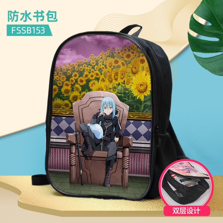 That Time I Got Slim Anime double-layer waterproof schoolbag about 40×30×17cm, single style can be customized FSSB153-