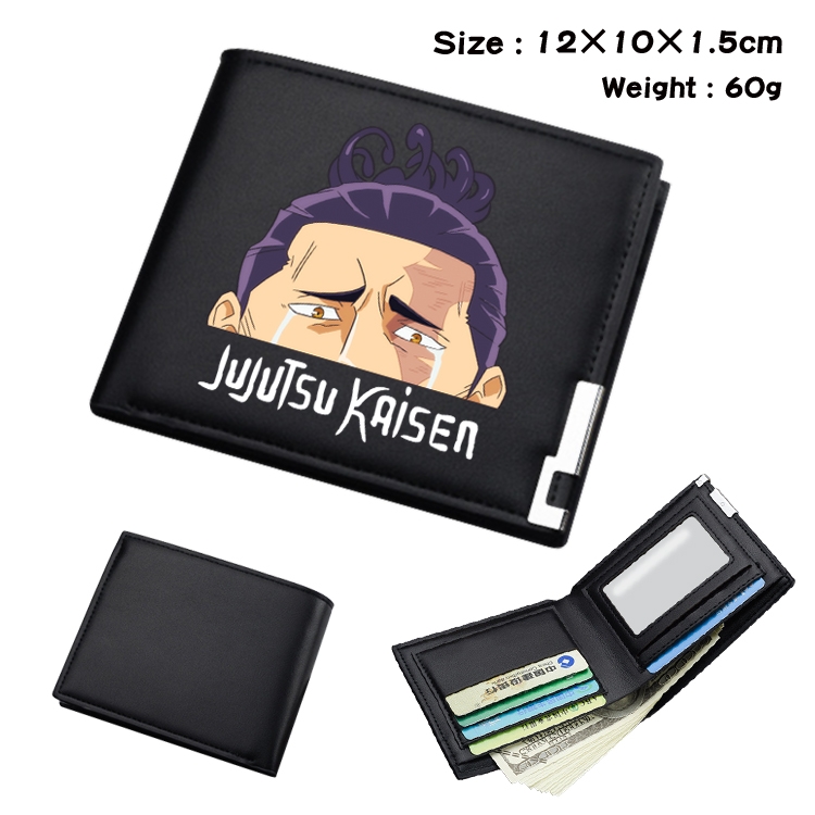 Jujutsu Kaisen Anime color book two-fold wallet 12x10x1.5cm 7A