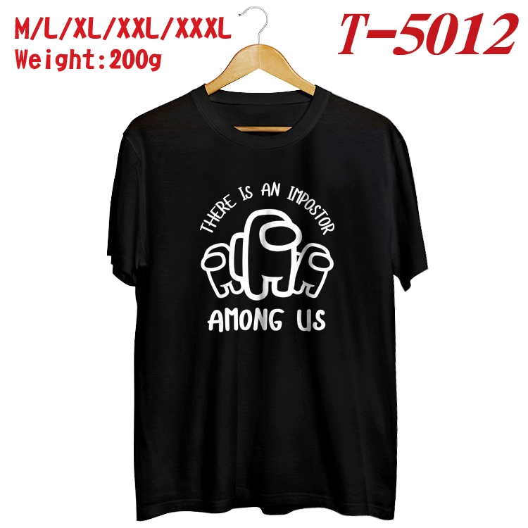 Among Us Anime digital printed cotton T-shirt T-5012