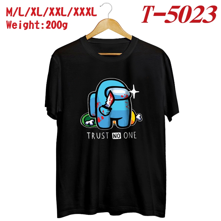 Among Us Anime digital printed cotton T-shirt T-5023