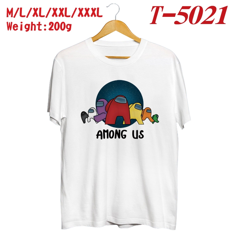 Among Us Anime digital printed cotton T-shirt  T-5021