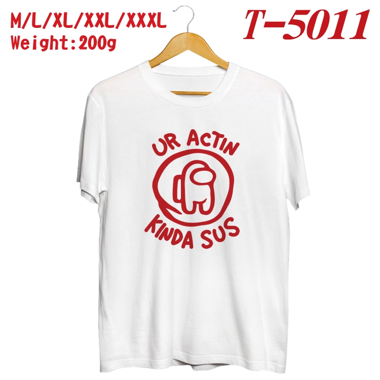 Among Us Anime digital printed cotton T-shirt T-5011