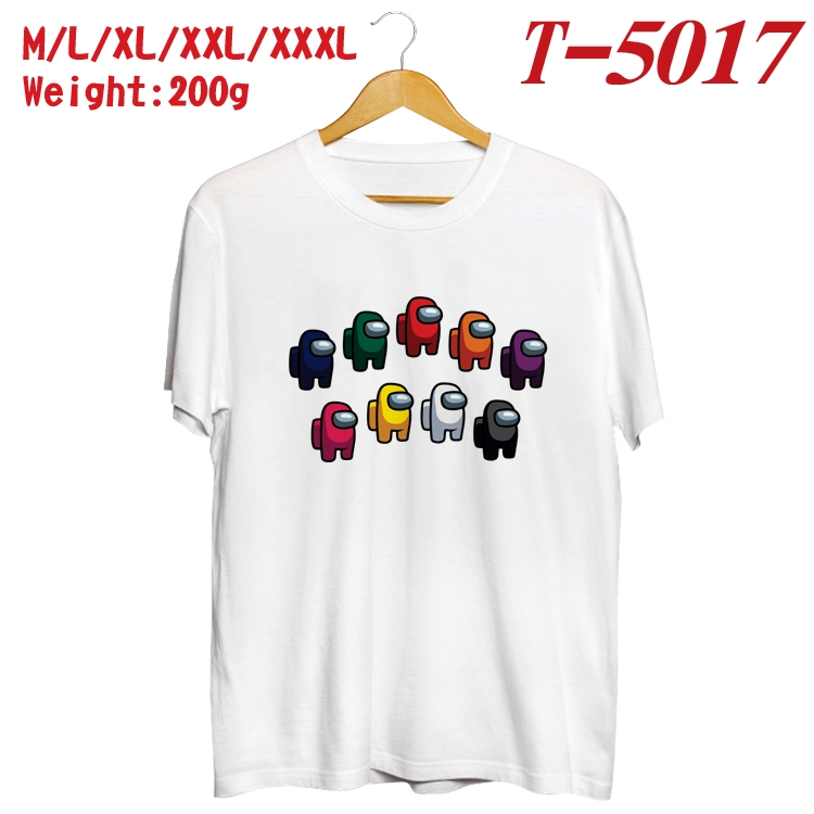 Among Us Anime digital printed cotton T-shirt T-5017