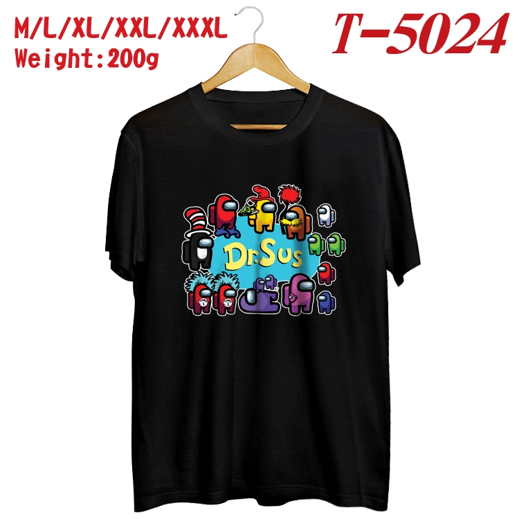 Among Us Anime digital printed cotton T-shirt T-5024