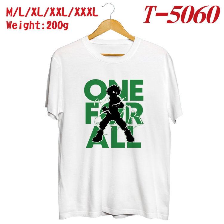 My Hero Academia Anime digital printed cotton T-shirt T-5060